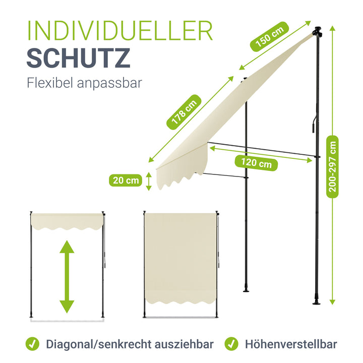 Klem luifel Kapstadt met handslinger