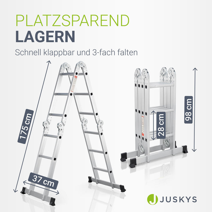 Aluminium multifunctionele ladder