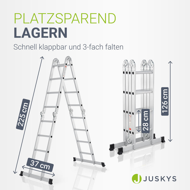Aluminium multifunctionele ladder