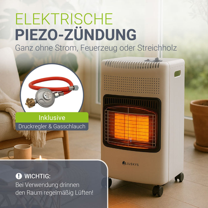 Gaskachel voor binnen