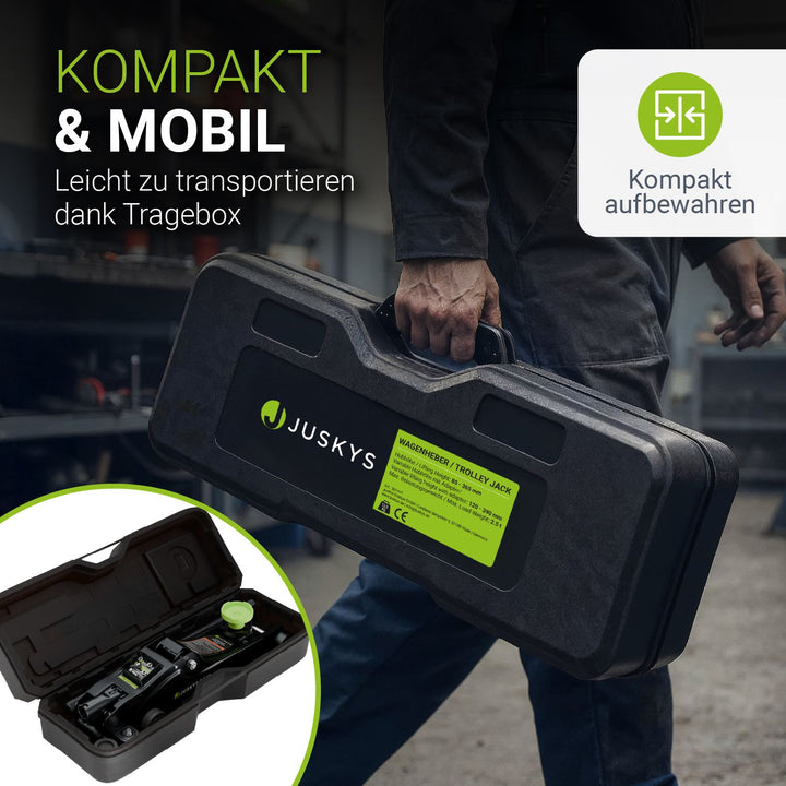 Jac 2,5 t met transportdoos