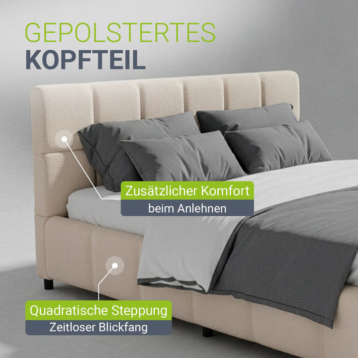 Gestoffeerd bed Florenz