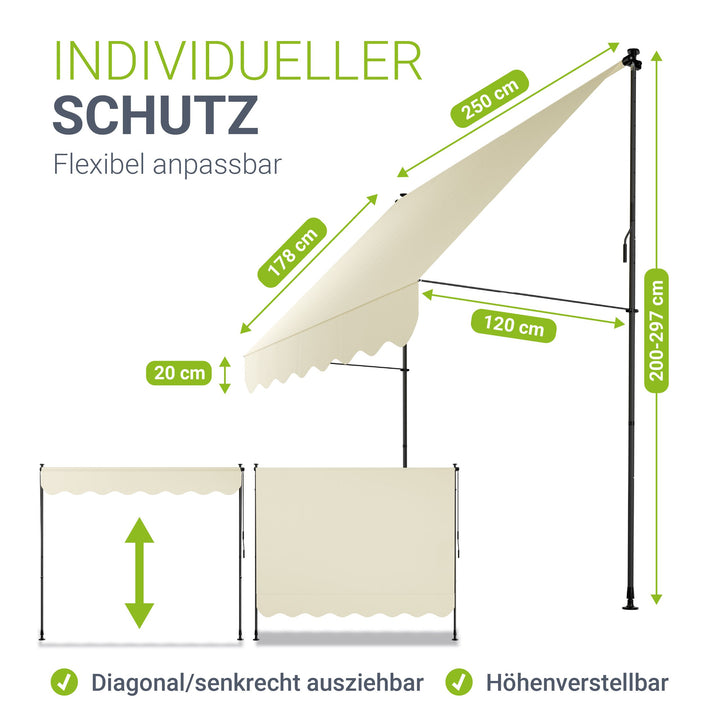 Klem luifel Kapstadt met handslinger