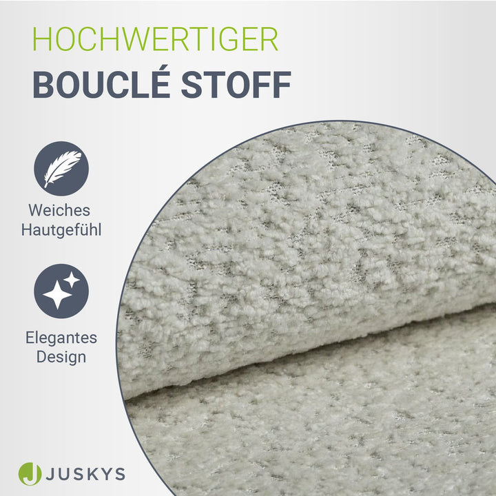 Boxspringbed Manitoba - bouclé-stof