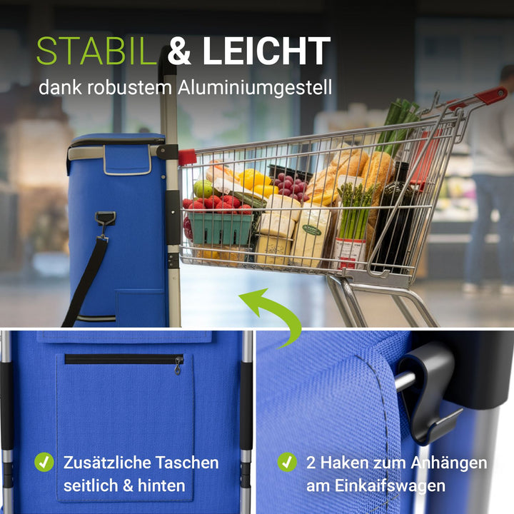 Trapklimmer met boodschappentrolley