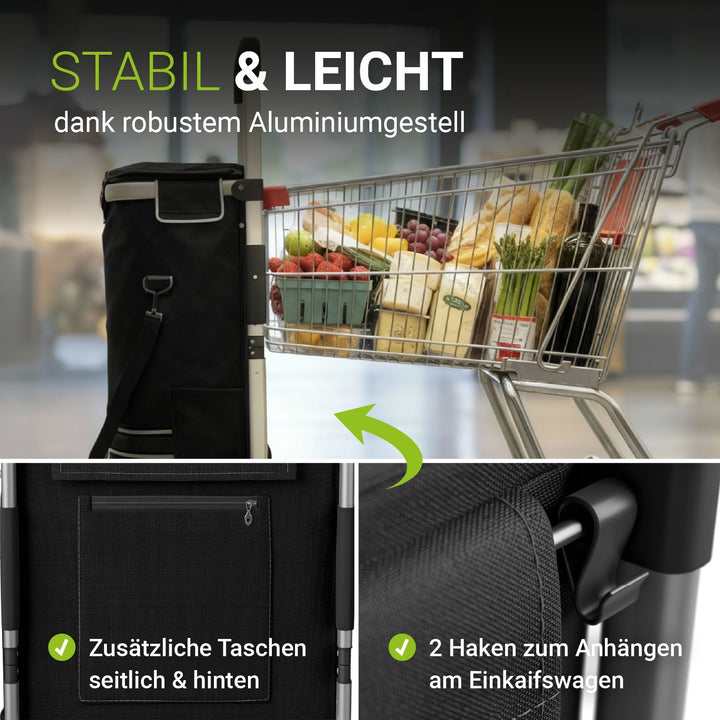 Trapklimmer met boodschappentrolley