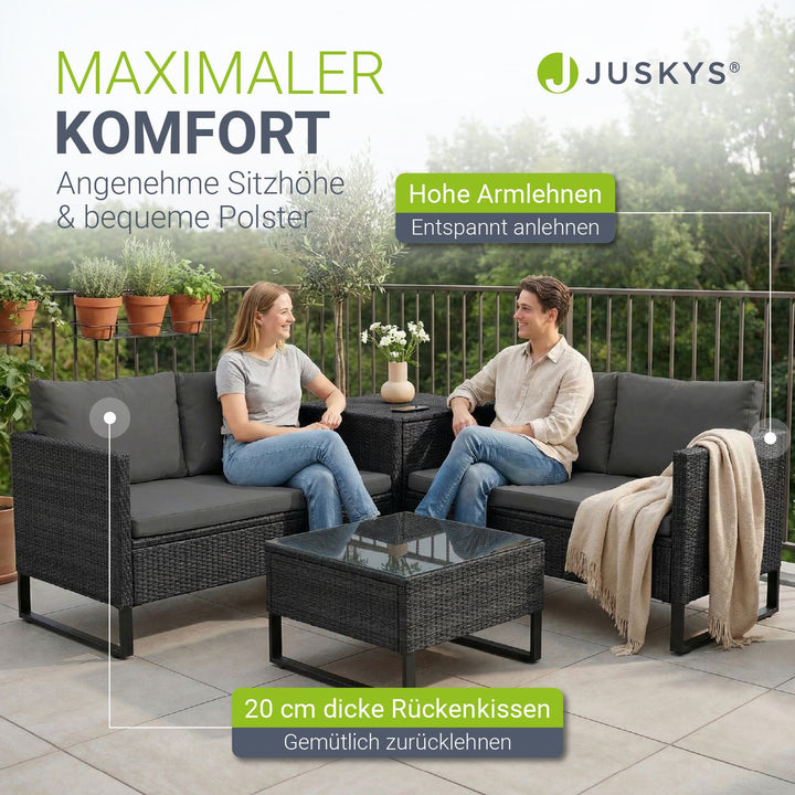 Tuinlounge voor 4 mensen Santorini