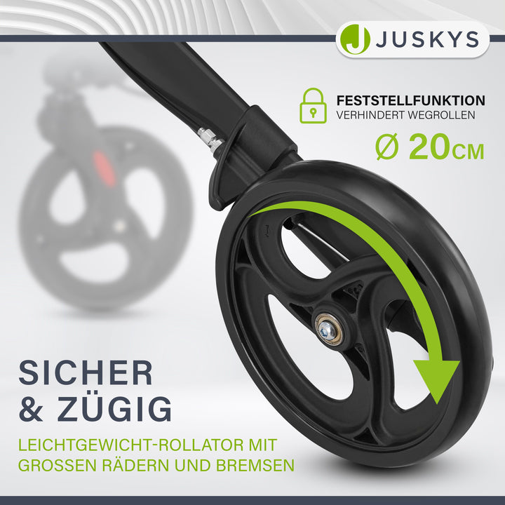 Aluminium rollator Vital met zitje