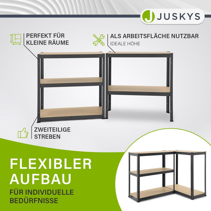 Opbergrek Basic 2er bis 8er Set 180 x 90 x 40 cm