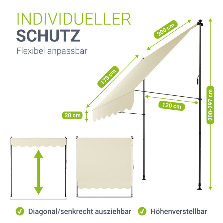 Klem luifel Kapstadt met handslinger