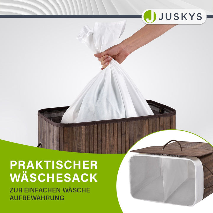 Bamboe wasmand Curly