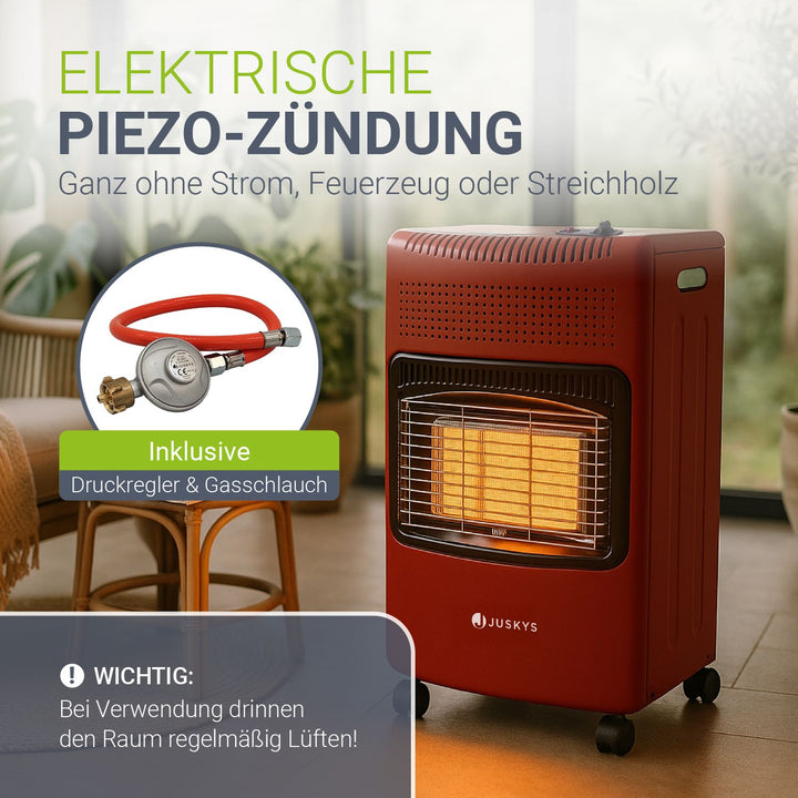 Gaskachel voor binnen