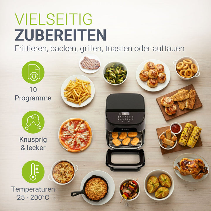 Airfryer 12L mit 10 programma's
