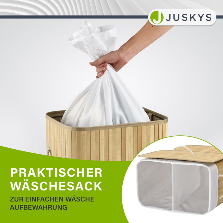 Bamboe wasmand Curly