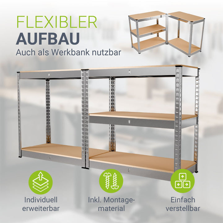Opbergrek Easy 2er Set 160 x 80 x 40 cm