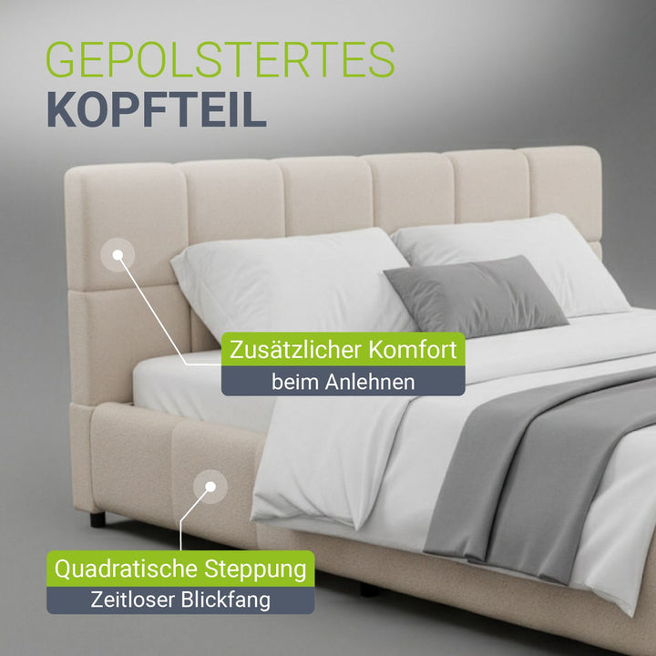 Gestoffeerd bed Florenz