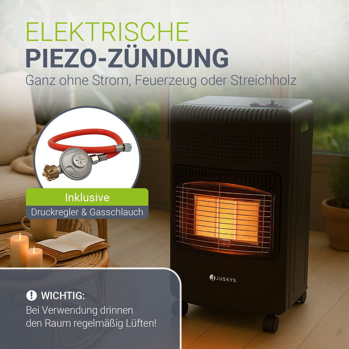 Gaskachel voor binnen