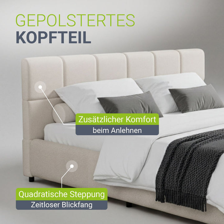 Gestoffeerd bed Florenz