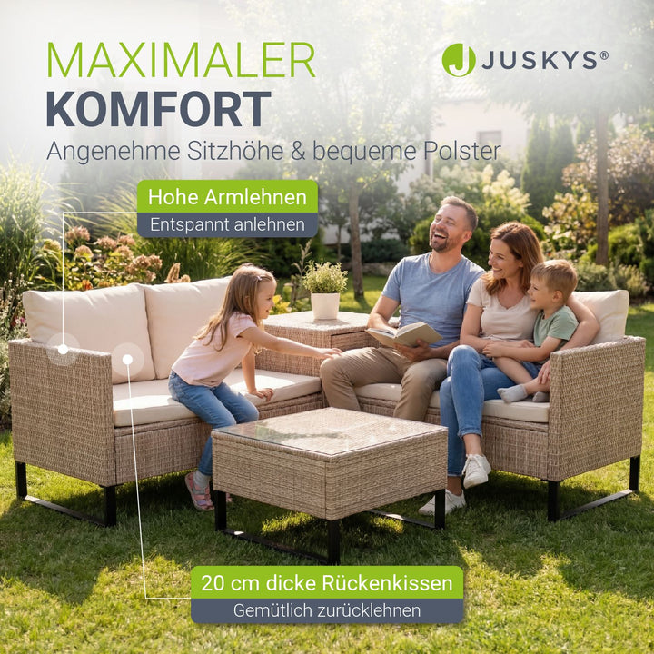 Tuinlounge voor 4 mensen Santorini