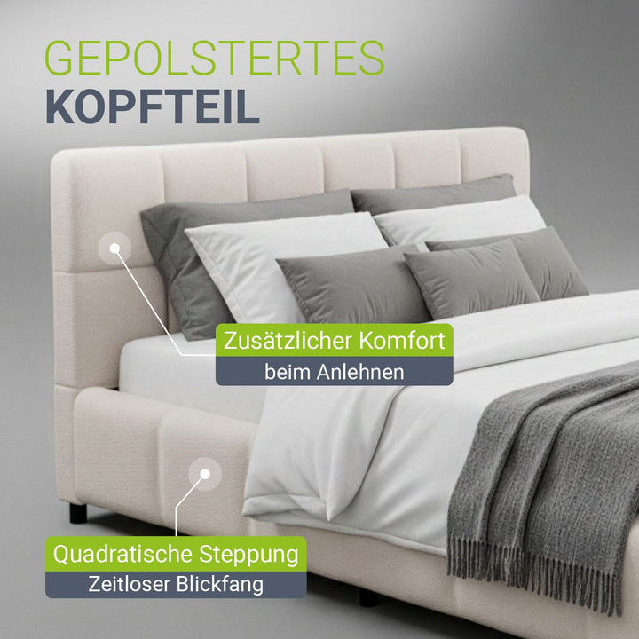 Gestoffeerd bed Florenz