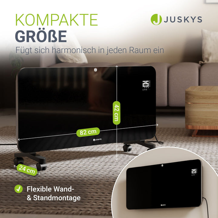 Glasconvector met max 2000 W