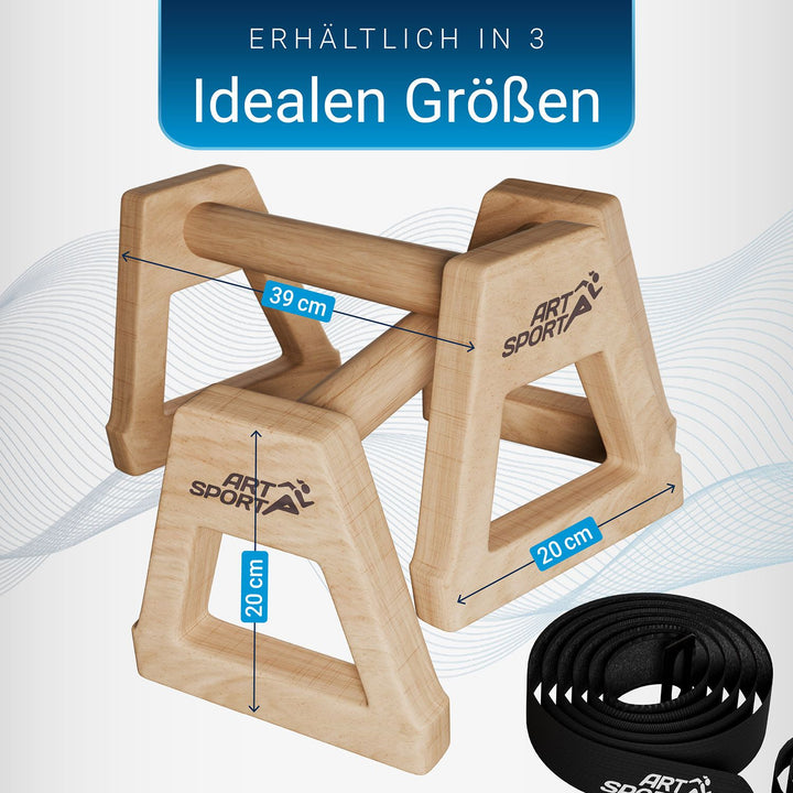 Houten opdrukstangen