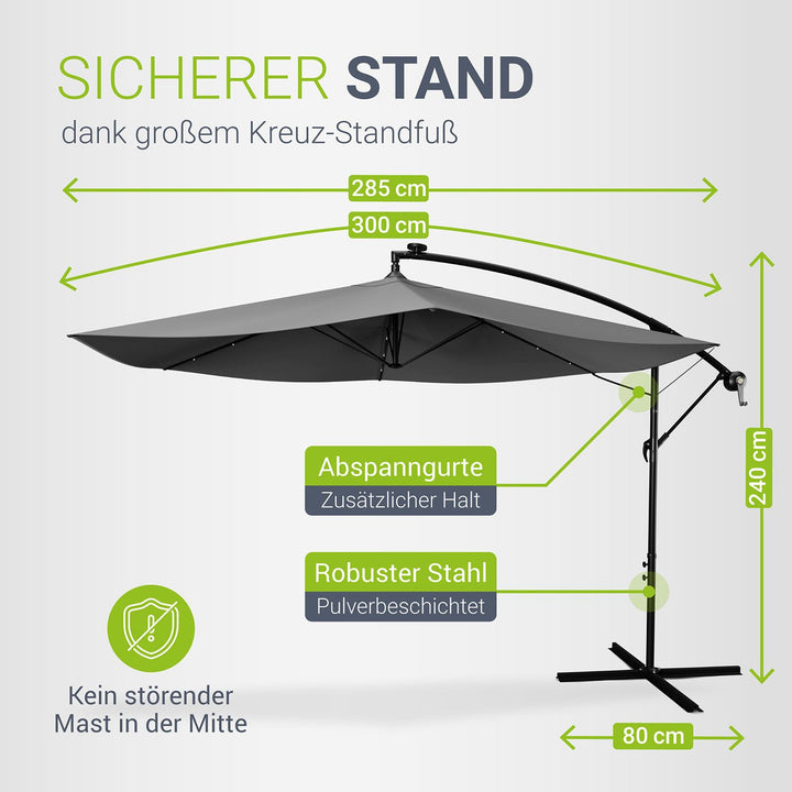 LED zweefparasol Brazil
