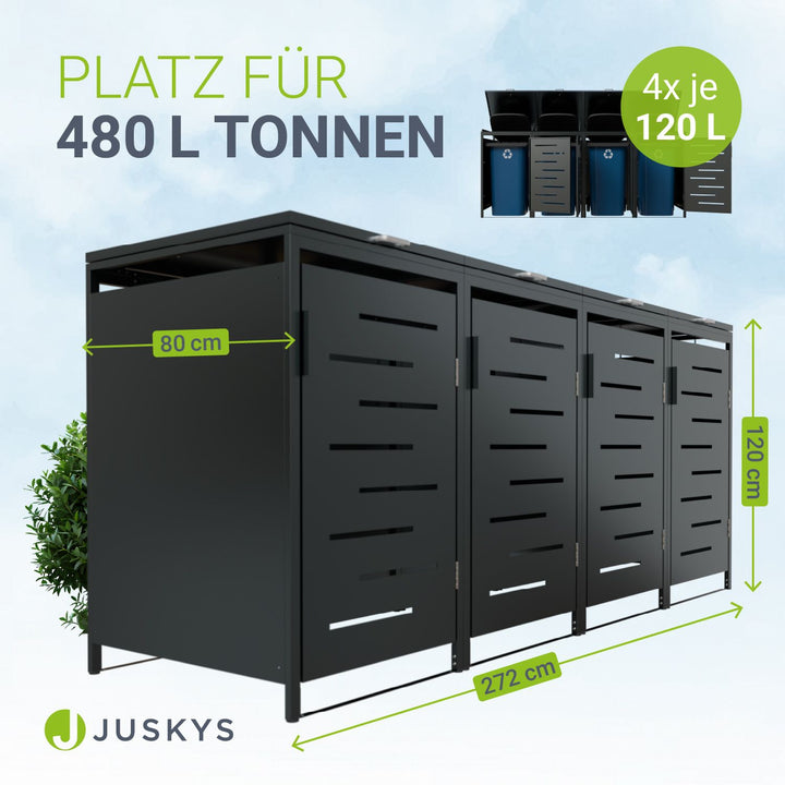 Metalen vuilnisbak doos Arel