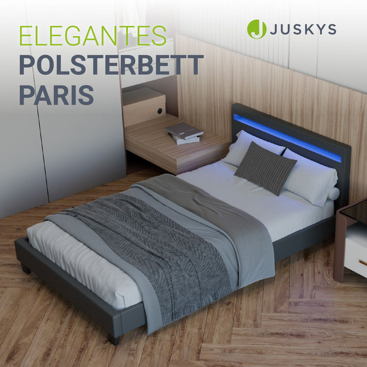 Gestoffeerd bed Paris