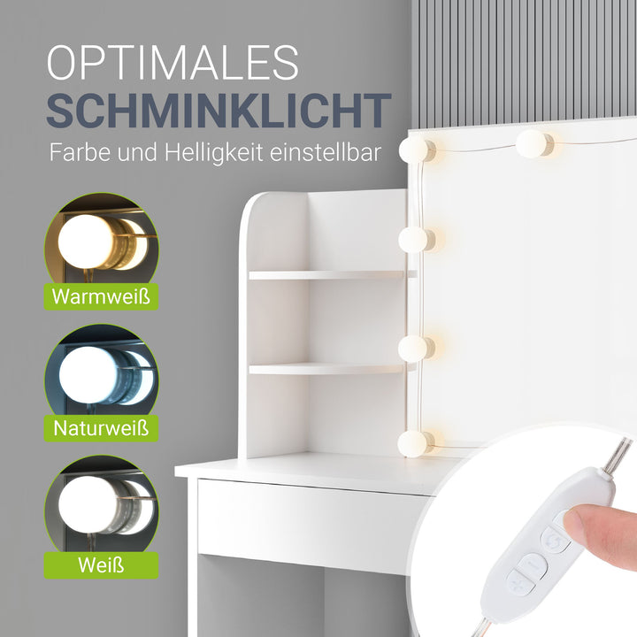 Make-uptafel Bella met kruk Melly