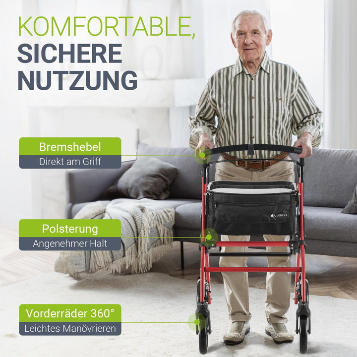 Rollator voor het appartement