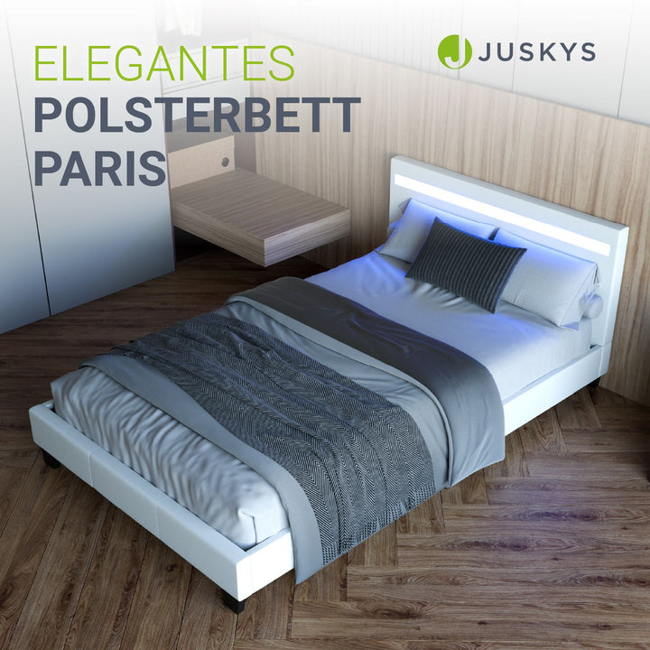 Gestoffeerd bed Paris