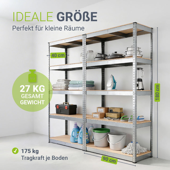 Opbergrek Basic 2er bis 8er Set 180 x 90 x 40 cm