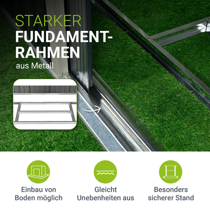 Metalen gereedschapsschuur