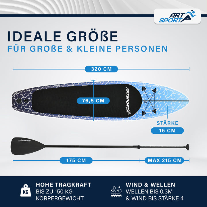 Staan Up Paddling Board - compleet setje