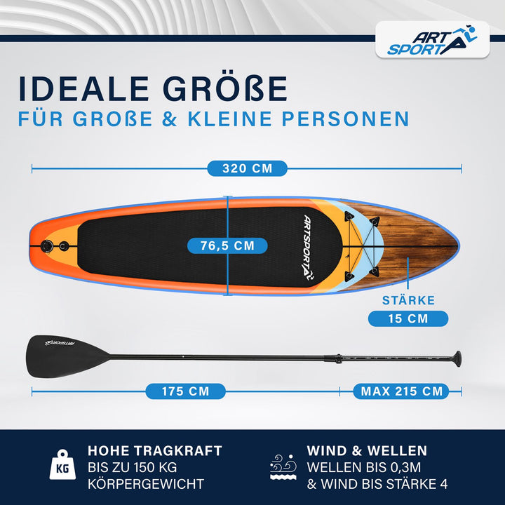 Staan Up Paddling Board - compleet setje