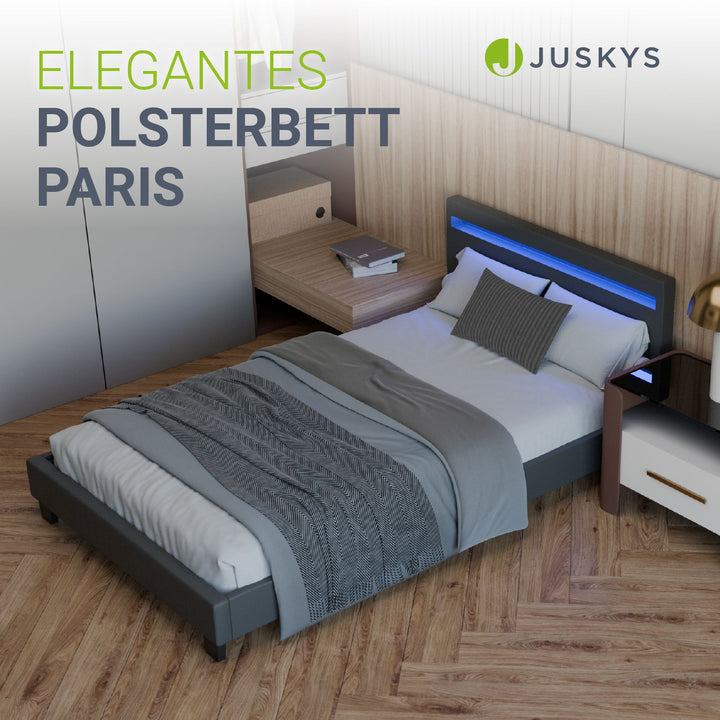 Gestoffeerd bed Paris