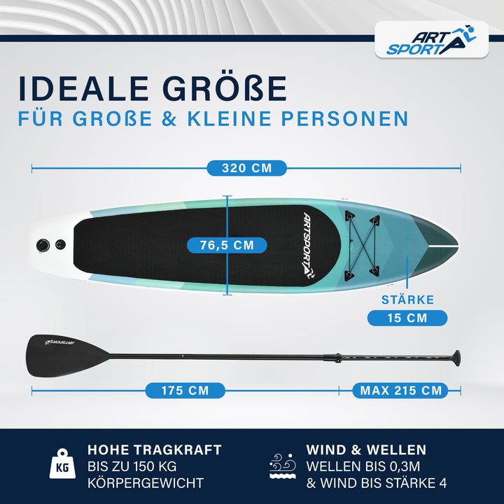 Staan Up Paddling Board - compleet setje