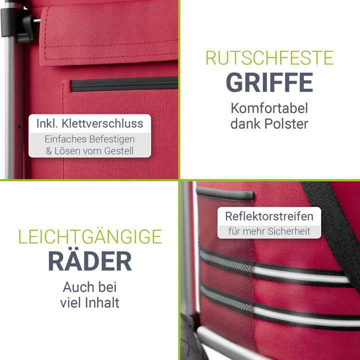 3in1 winkelwagentje - 56 L capaciteit
