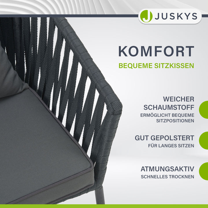 2er-Set Rope stoelen