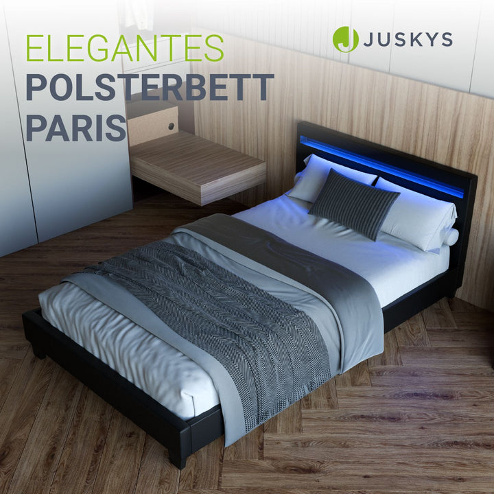 Gestoffeerd bed Paris