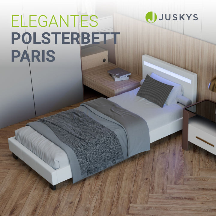 Gestoffeerd bed Paris