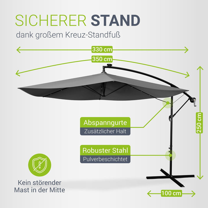 LED zweefparasol Brazil