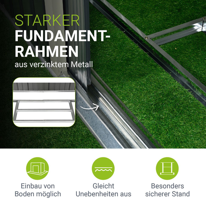 Metalen gereedschapsschuur