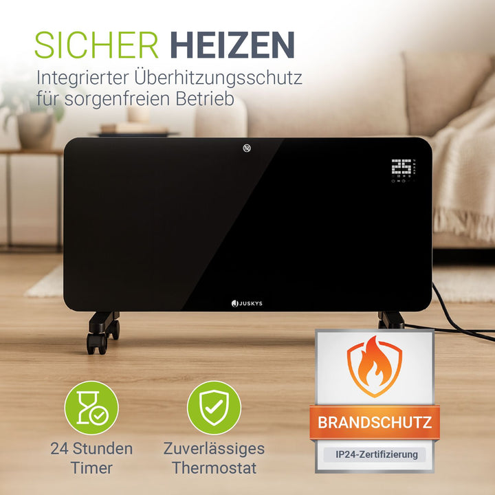 Glasconvector met max 2000 W