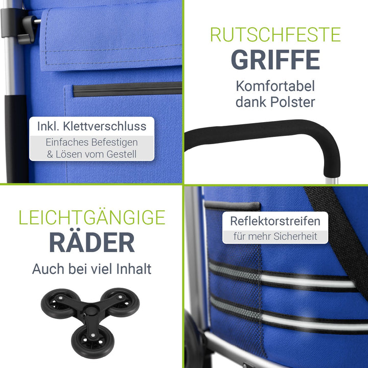 Trapklimmer met boodschappentrolley