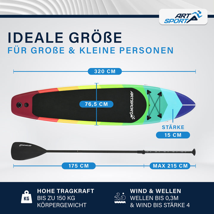 Staan Up Paddling Board - compleet setje