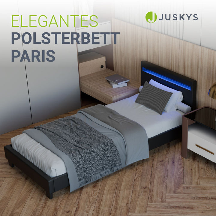 Gestoffeerd bed Paris
