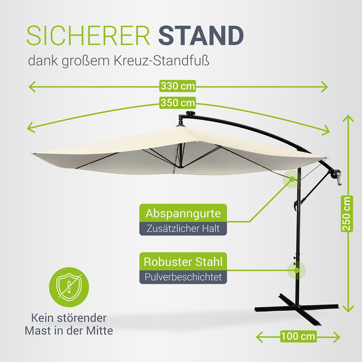 LED zweefparasol Brazil