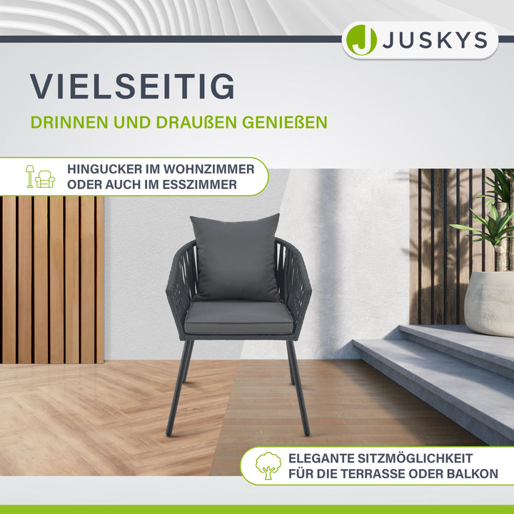 2er-Set Rope stoelen